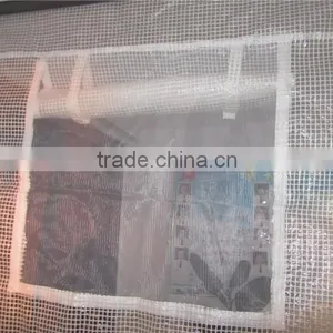 Transparent Patio Tarpaulin, Covering HDPE Mesh Tarp, Various Usage Greenhouse Tarpaulin thumbnail-2
