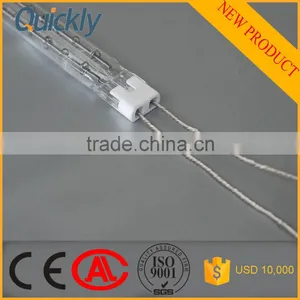 Short Wavelength Twin Tube Halogen Tungsten Infrared Quartz Heater Lamp KKL-S-015 thumbnail-1