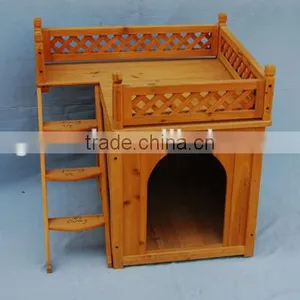 FSC Wooden Pet Dog House for Wholesale in China thumbnail-2