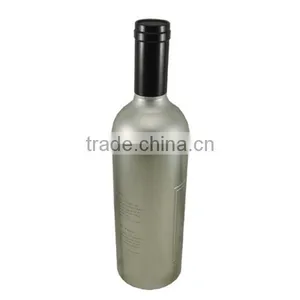Slivery Round Wine Tin Box thumbnail-1