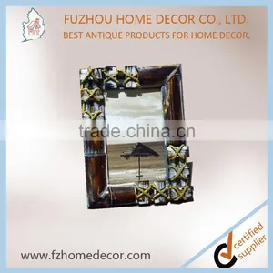 Wooden Photo Frame With Bamboo and Hemp Rope thumbnail-3