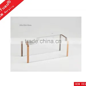 Elegant Transparent Acrylic Shoes Display Stand thumbnail-5