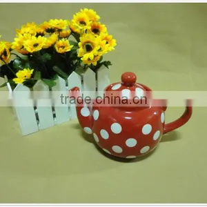 2014 Fashion Ceramic Tea Pot and Ceramic Coffee Pot for Hotel & Restaurant thumbnail-4