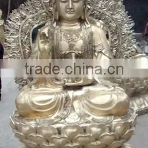 Casting Large Antique Bronze Buddha Statue For Sale thumbnail-1