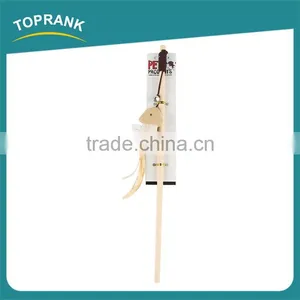 Supply Quality Wholesale Natural Material Attractive Plush Fishing Rod Cat Toy thumbnail-1