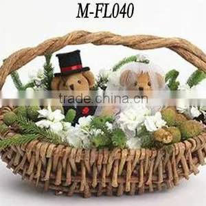 Gift Willow Basket With Handle Cheap Wicker Basket thumbnail-1