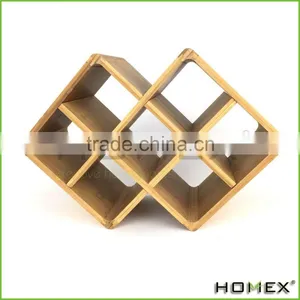 Eco-friendly Bamboo Funny Wine Bottle Holder Homex-BSCI thumbnail-2