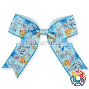 Cute Cartoon Boutique Baby Girls Hair Ribbon Princess Christmas Ribbon Hair Bow thumbnail-1