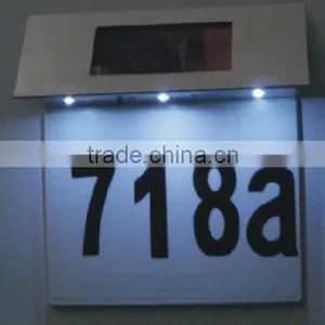 Fq-N113 Solar House Numbers Light Solar Door Light thumbnail-1