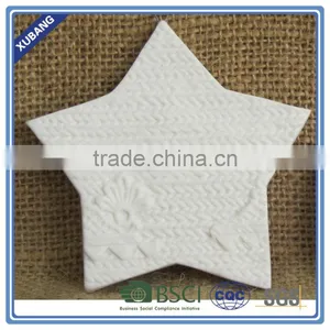 Ceramic White Snowflake Adornment Christmas Ornament thumbnail-3