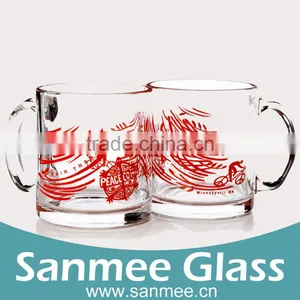 China Glass Supplier 11oz Glass Cup Glass Mug Gift Glass thumbnail-1