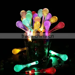 Solar Recharged LED Outdoor Multi-color Water Drop Fairy Lights thumbnail-4