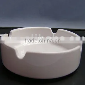 Ceramic White Round Promotion Cigar Ashtray thumbnail-1