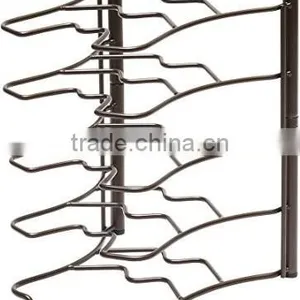 Cheap Custom Pot Lid Holder Stainless Steel Kitchen Wall Rack thumbnail-2
