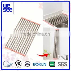 Sturdy Orange Dish Drying Rack 52cm thumbnail-3