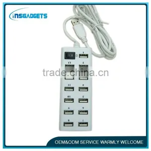 USB 2.0 13 Ports HUB With Switch thumbnail-1