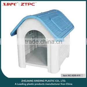 Big Pet Kennel With Opening Window Plastic Doggy Cat House thumbnail-1