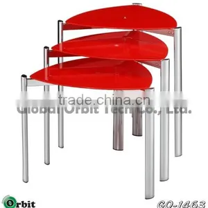 Glass Nesting Coffee Table thumbnail-1