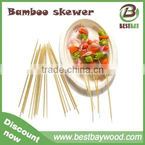 2016 Hot Sell Disposable Round Bamboo Skewer/bamboo Sticks/bbq Skewer/bbq Sticks thumbnail-2