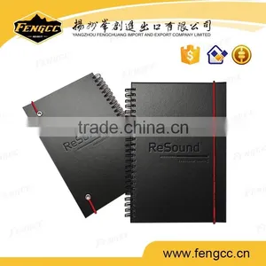 Promotional Paper Cover Memo Notebook Logo Stamp With Elastic String thumbnail-1