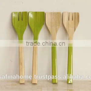 Set of Bamboo Salad Servers thumbnail-1