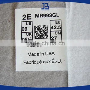 Jiabao Custom White All Size Printed Shoe Label thumbnail-3