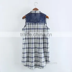 Yarn Dye Women Blouse,silk Blouse,lace Blouse,sleeveless Blouse,women Tops thumbnail-2