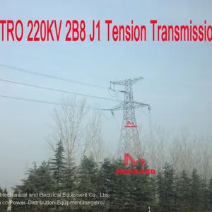 MEGATRO 220KV 2B8 J1 Tension Transmission Tower thumbnail-2