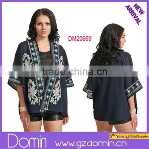 2015 New Arrival Chiffon Embelish Embroider Sequin Top thumbnail-1