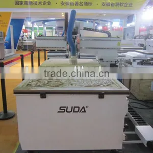 Sell China SUDA 3D CNC Router Wood Engraving Machine With CE,imported Linear Rail thumbnail-1