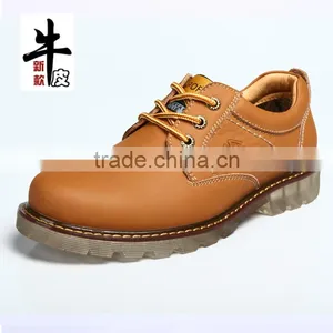 Transparent Soles Cow Genuine Leather Shoes Casual Fashion Have Sample for Men, Adult Business Casual Shoes Fashion High Quality thumbnail-2