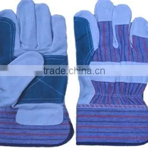 New!!! PAD Red/grey Cow Split Leather Welding Glove/204202 thumbnail-1