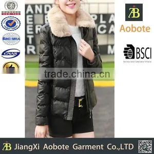 2015 Good After-sale Lady Outdoor Light Cotton Jacket With Fur Collar thumbnail-1
