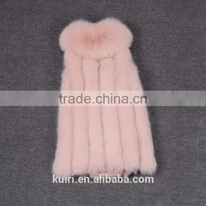 New 2016 Arrival Winter Warm Fashion Women Import Coat Fur Vest High-Grade Faux Fur Coat Fox Fur Long Vest thumbnail-3