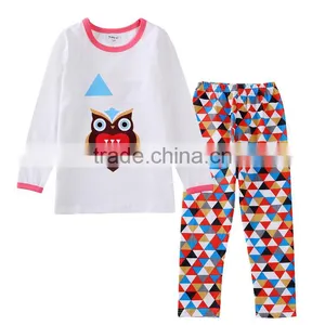 S16063A Wholesale Cotton Children Pajamas Set Two Pieces Sleepwear thumbnail-3