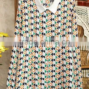 Women Clothes New Printed Chiffon Styles Blouse 2013 thumbnail-1