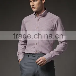 Men's New Fashion Formal Stripe Dress Shirts thumbnail-1