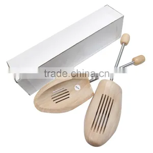 Shoe Tree Type and Wood Material Shoe Stretcher With Bendable Spring thumbnail-2