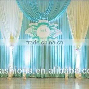 Wedding Backdrop Sparkly Photo Booth Backdrop Gold Sequin Fabric Gold Wedding Curtain With Detachable Swag thumbnail-6