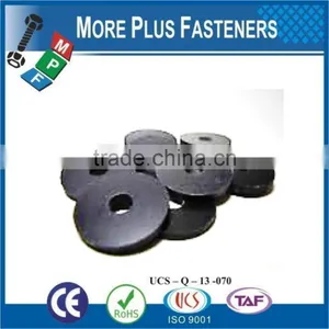 Made In Taiwan Plastic Flat Washer Black Nylon Reinforced Rubber Fender Thrust Round thumbnail-4
