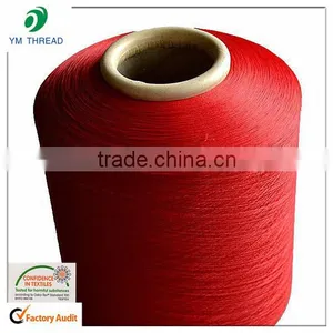 100% Pure Virgin Polyester Spun Yarn Dyed for T-shirt Fabric Knitting thumbnail-3