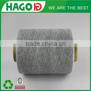 Ne6/1 Grey Recycled Cotton Work Glove Yarn for Knitted Best Choice of Labor thumbnail-1
