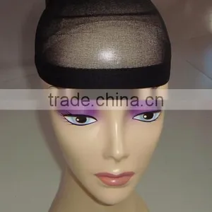 Hot Selling Black Deluxe Adjustable Elastic Wig Cap thumbnail-1