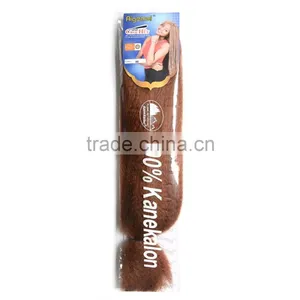 2016 Best Selling Wholesale Synthetic Hair Extension High Quality Raw Material Ombre Jumbo Braid Synthetic Hair for Braiding thumbnail-2