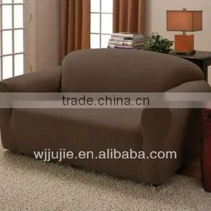 Stretch Suede Fitted Loveseat Cover thumbnail-1