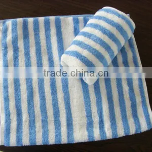 Striped Child-towel of Bamboo Fiber Hot Sell in China thumbnail-1