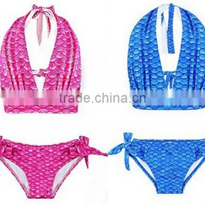 Mermaid Girls Sea Wave Bikini Set Mermaidens Swimsuits and Swimwear thumbnail-2
