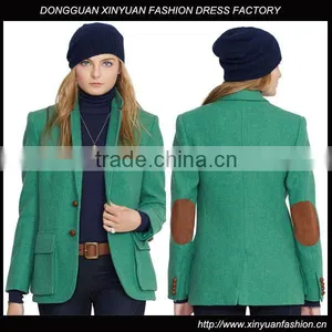 Custom Elbow Patch Boyfriend Winter Jacket thumbnail-1
