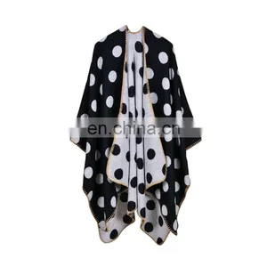 New Lengthened Thickening Winter And Winter Travel Cape Cloak thumbnail-6