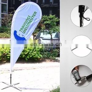 2017 Good Quality Customized Promotional Flying Feather Flag With Pole/ Beach Flags /customized Advertising Flag thumbnail-2